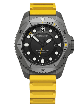Reloj Victorinox Dive Pro Quartz 43 mm Amarillo Caja de Titanio 241992
