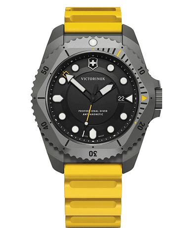Reloj Victorinox Dive Pro Quartz 43 mm Amarillo Caja de Titanio 241992