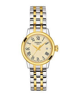 Reloj Tissot Classic Dream Acero Bicolor Dial Beige (T129.210.22.263.00)