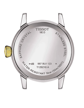 Reloj Tissot Classic Dream Acero Bicolor Dial Beige (T129.210.22.263.00)