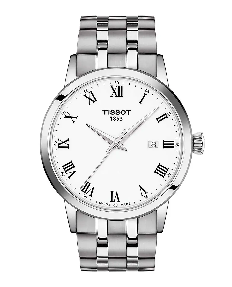 Reloj Tissot Classic Dream Acero Blanco  T129.410.11.013.00  1