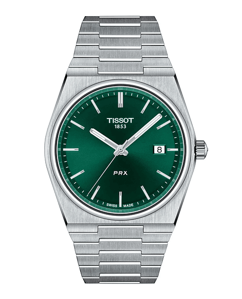 Reloj Tissot PRX Acero Verde 40MM T137.410.11.091.00 
