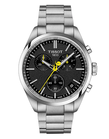 Reloj Tissot PR100 Chronograph Acero Negro – Referencia T150.417.11.051.01