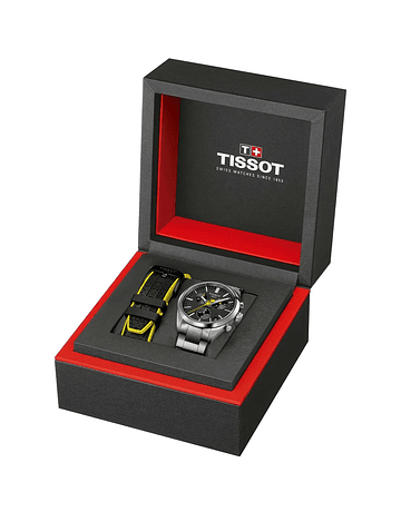 Reloj Tissot PR100 Chronograph Acero Negro – Referencia T150.417.11.051.01