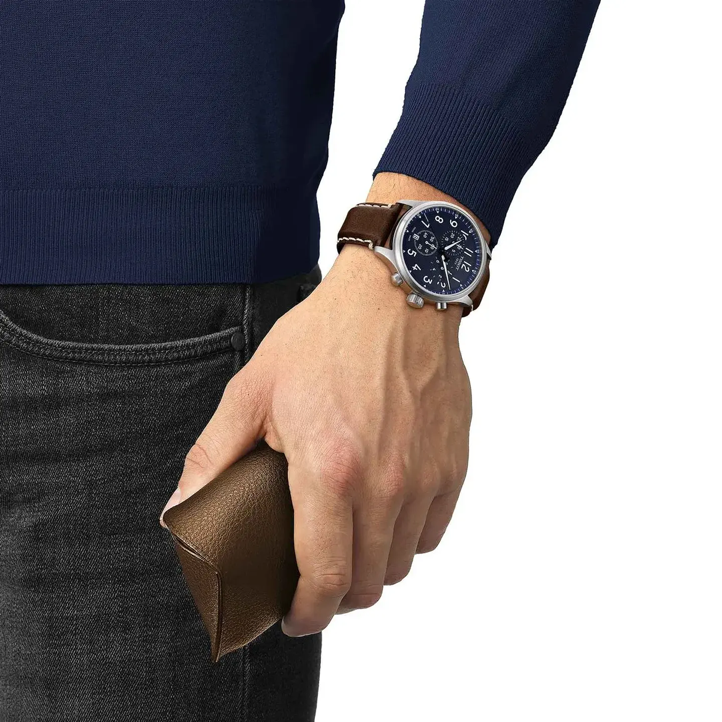 Reloj Tissot XL Cuero Marrón – Chrono XL Vintage T116.617.16.042.00 5
