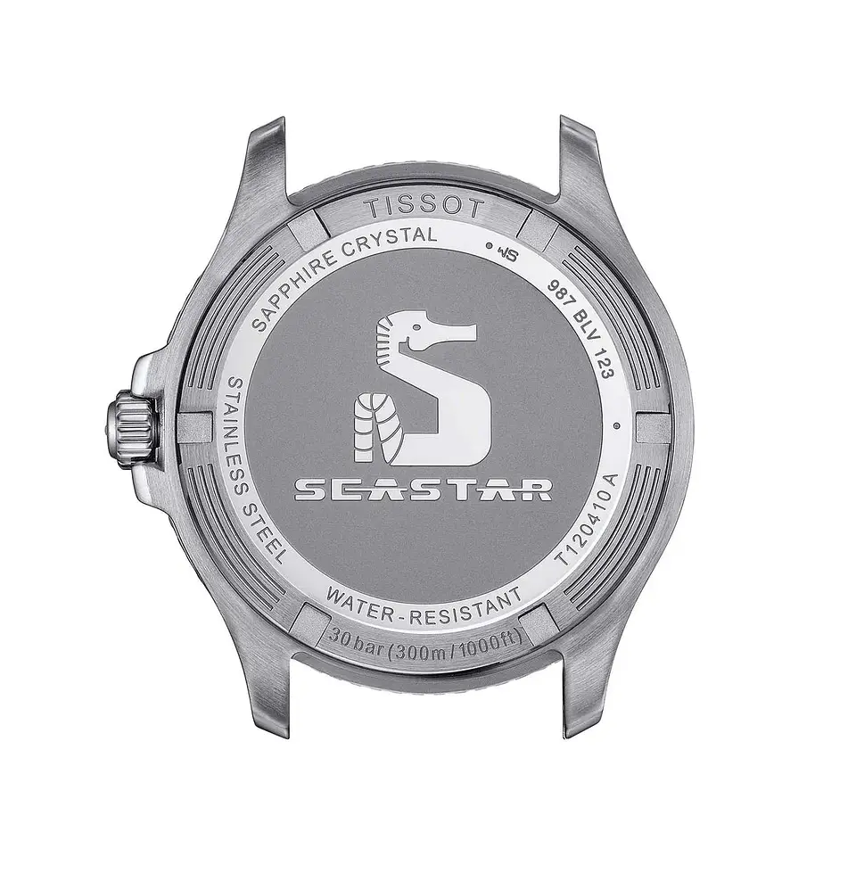 Reloj Tissot Seastar Acero Azul 40MM  T120.410.11.041.00  2