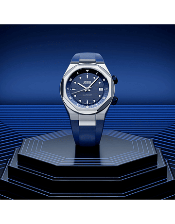 Reloj Mido Multifort TV Big Date Automático Azul – Ref. M047.507.17.041.00