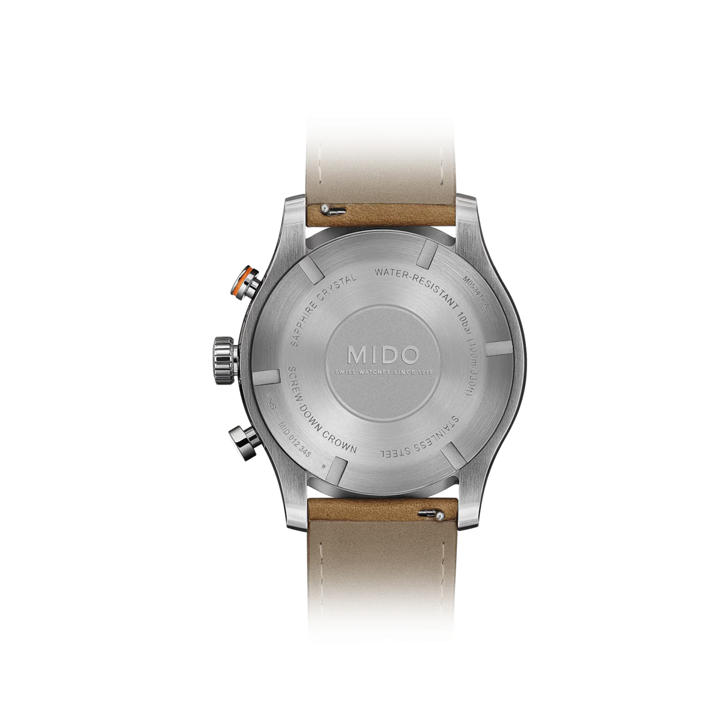 Reloj Mido Multifort Chronograph Quartz Cuero Marrón M053.417.16.061.00 2