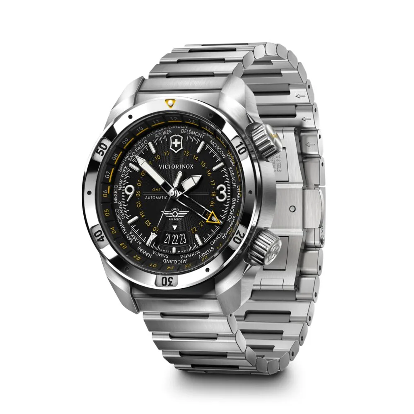 Reloj Victorinox Air Pro Automático Correa de Acero 242004 2