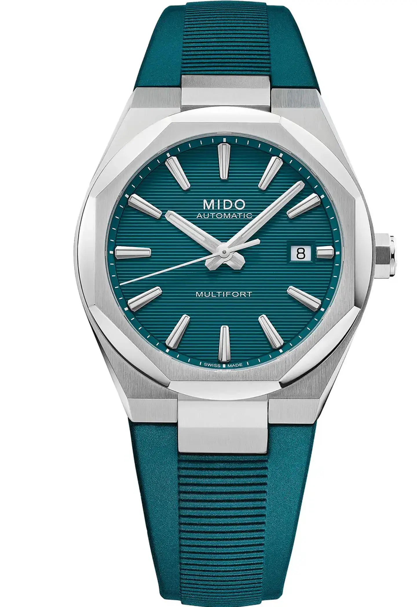 Reloj Mido Multifort 8 One Crown Automático Verde M055.507.17.091.00 1