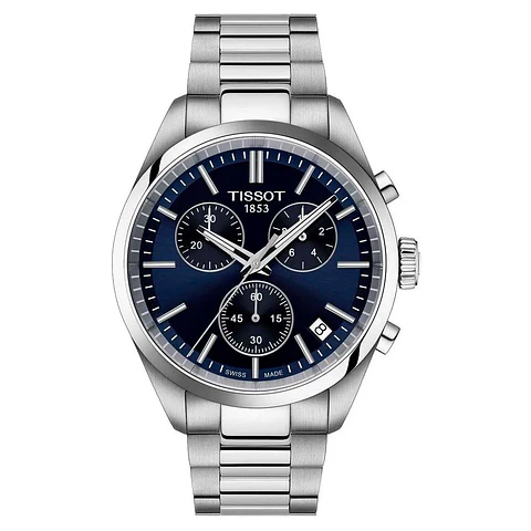 Reloj Tissot PR 100 Chronograph Acero Azul T150.417.11.041.00