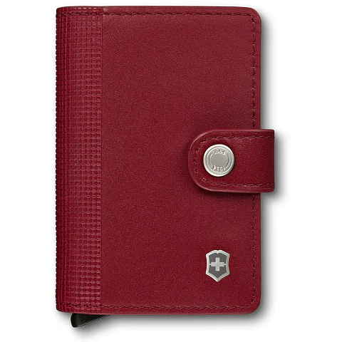 Billetera de cuero Altius Secrid color rojo Victorinox