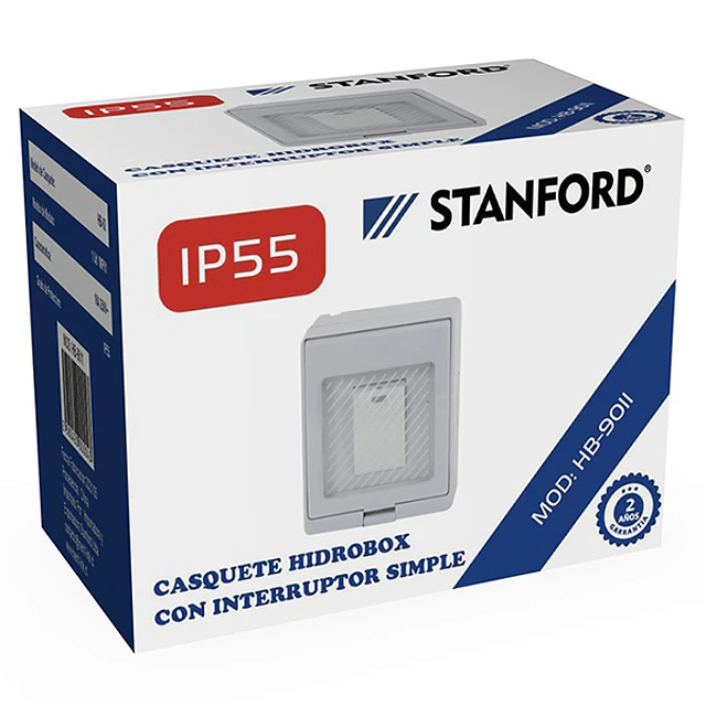 Hydrobox Interruptor Simple 9/12 16 A Ip55 250v Sec