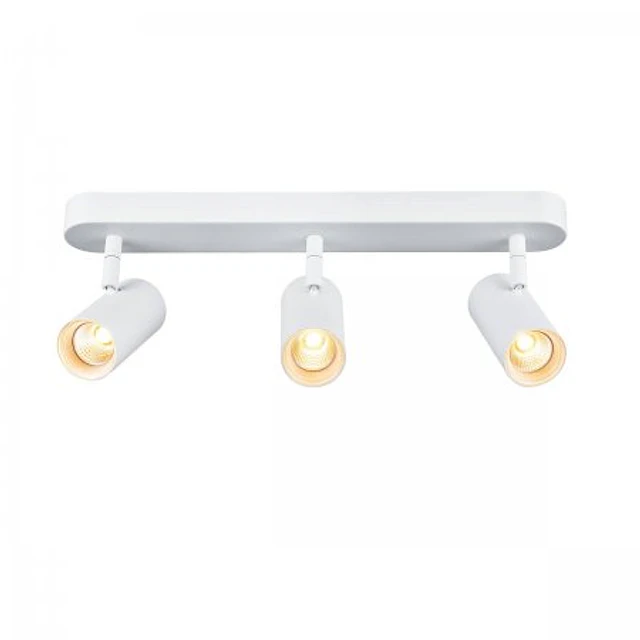 Aplique Triple Porta Ampolleta Dicroica Dirigible Gu10 Blanco