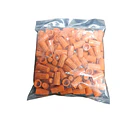 Conector Plástico Cónico Para Cable 10 AWG Naranjo 100 Und