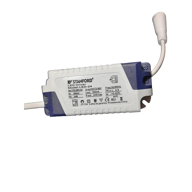 Driver Led 24w 300ma Foco Panel Transformador Stanford