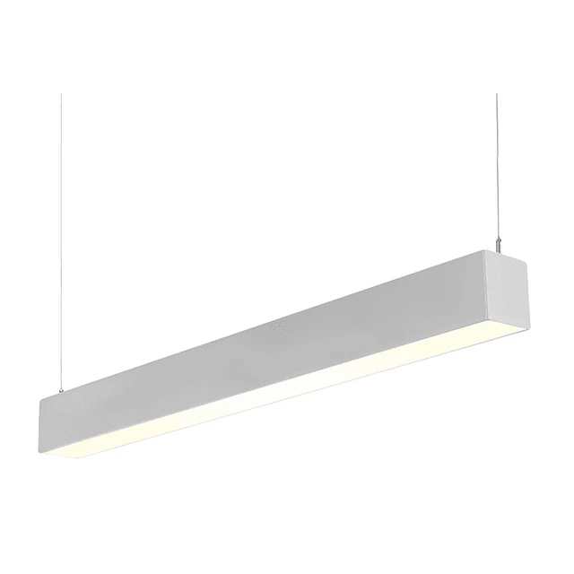 Lampara Lineal Colgante 24w 1200x70x40mm Luz Neutra 4000k Blanca