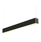 Lampara Lineal Colgante 24w 1200x70x40mm Luz Neutra 4000k Negro - Miniatura 1