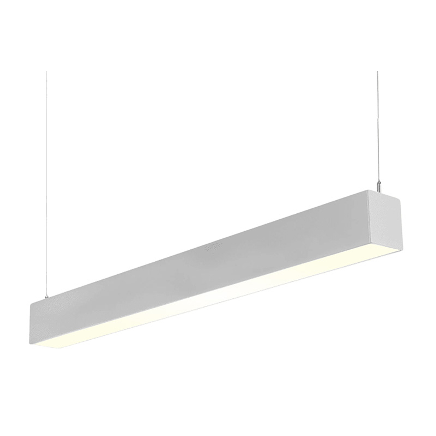 Lampara Lineal Colgante 24w 1200x70x40mm Luz Fría 5700k Blanco 1