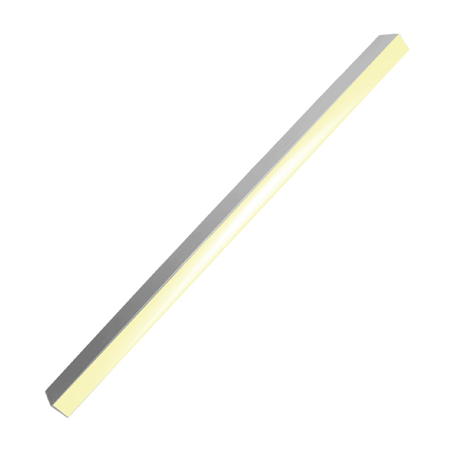 Lampara Lineal Colgante 24w 1200x70x40mm Luz Fría 5700k Blanco 2