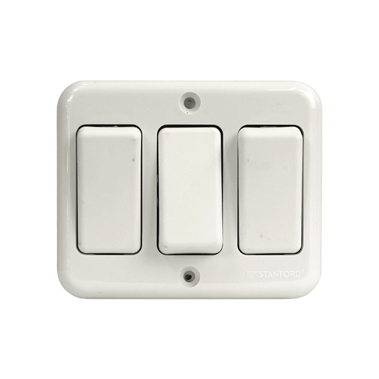 Casquete Sobrepuesto Interruptor Triple 16a Stanford 1