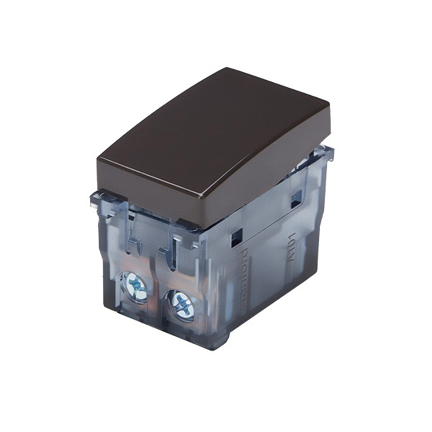 Modulo Interruptor Conmutador 10a 250v 9/24 Café Stanford Sec 1