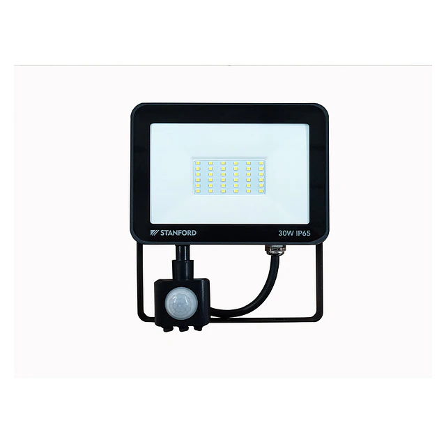 Foco Proyector De Área Led Con Sensor 30w Sec Exterior Ip65