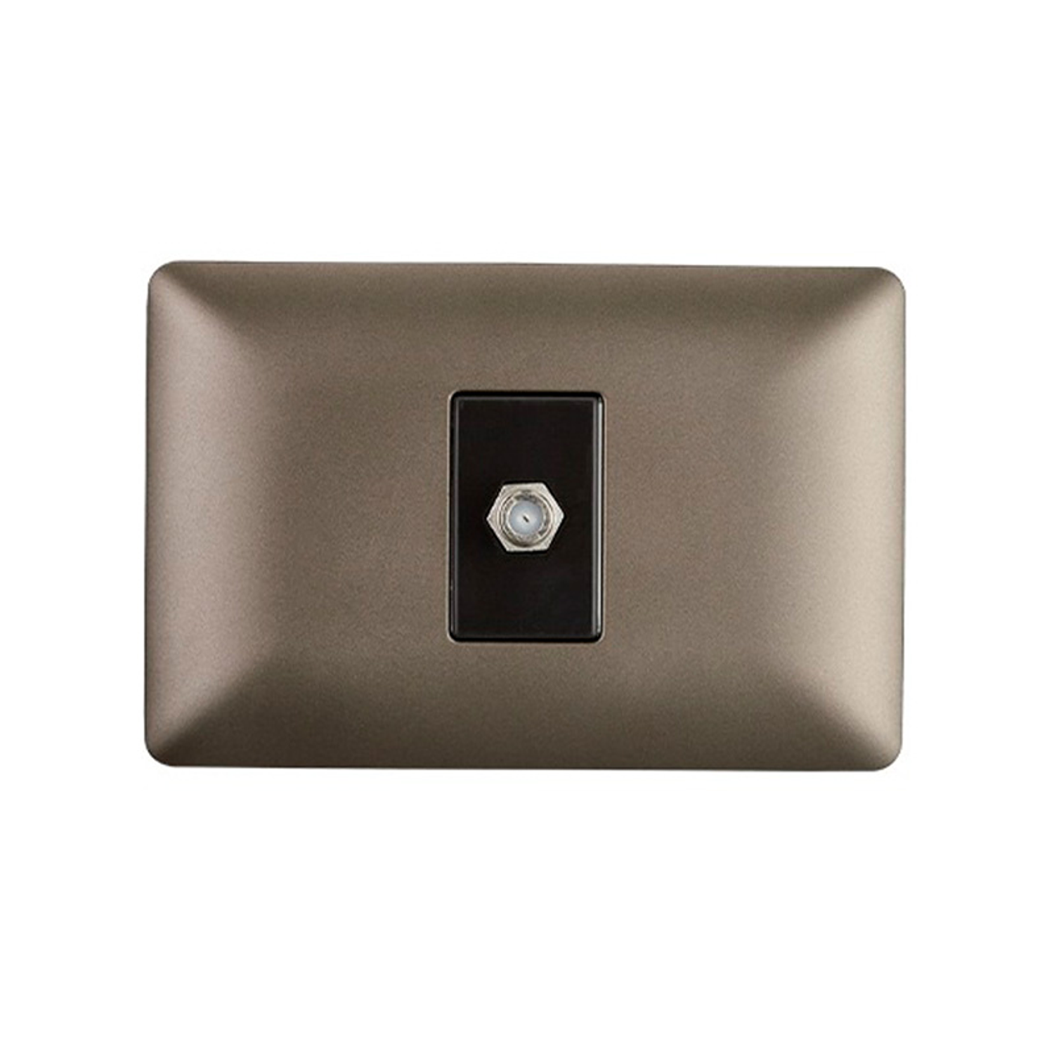 Toma Coaxial Rg6 Tv Video Armado Hembra Embutido Stanford 1