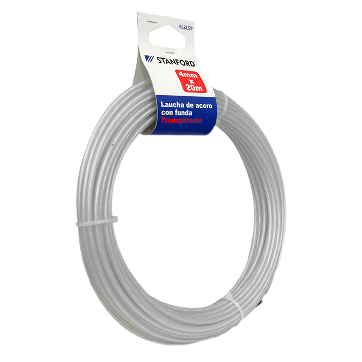 Laucha De Acero Con Funda Pasacable 20 Metros *4mm Stanford 1