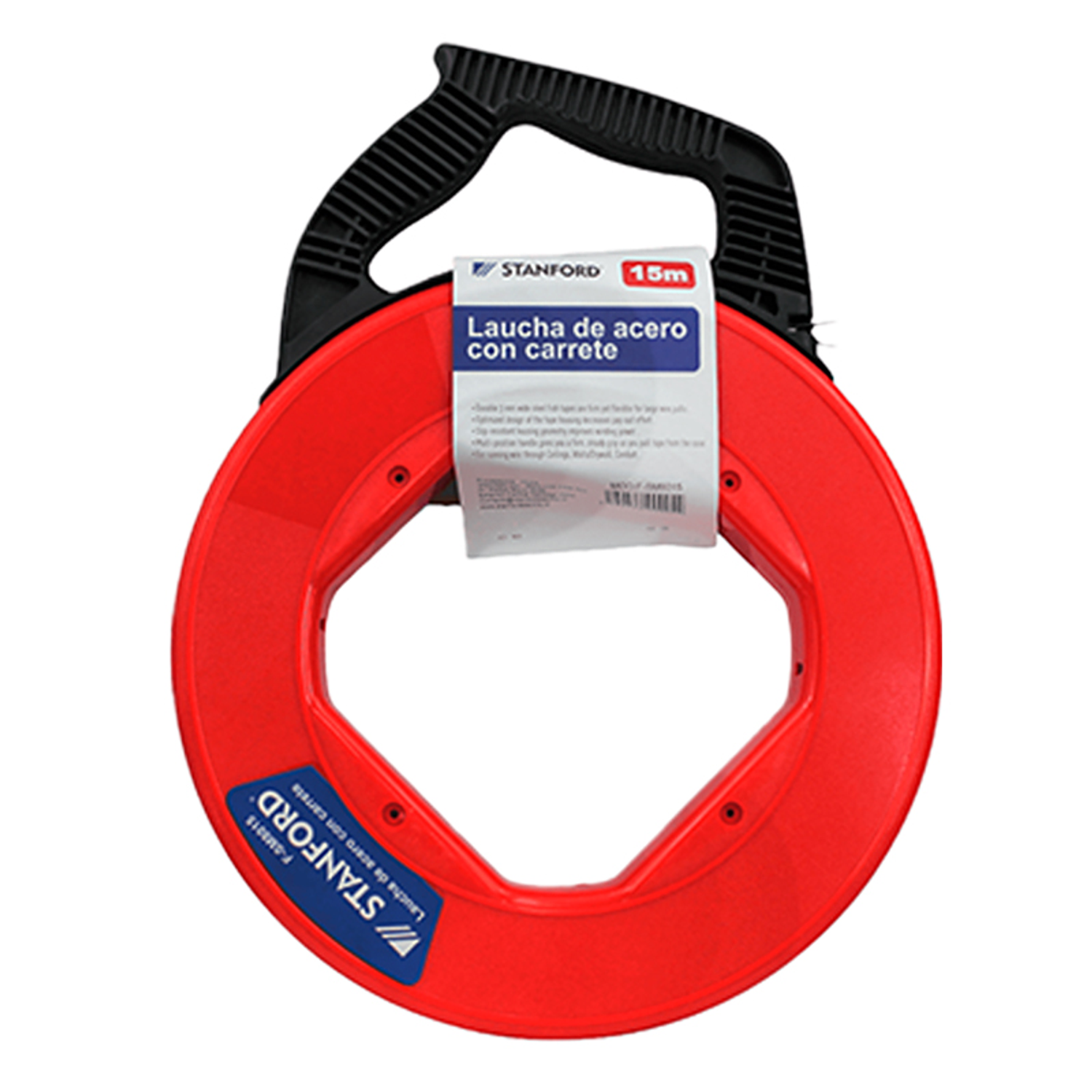 Laucha De Acero Con Carrete Pasacable 15 Mts *3mm Stanford 1