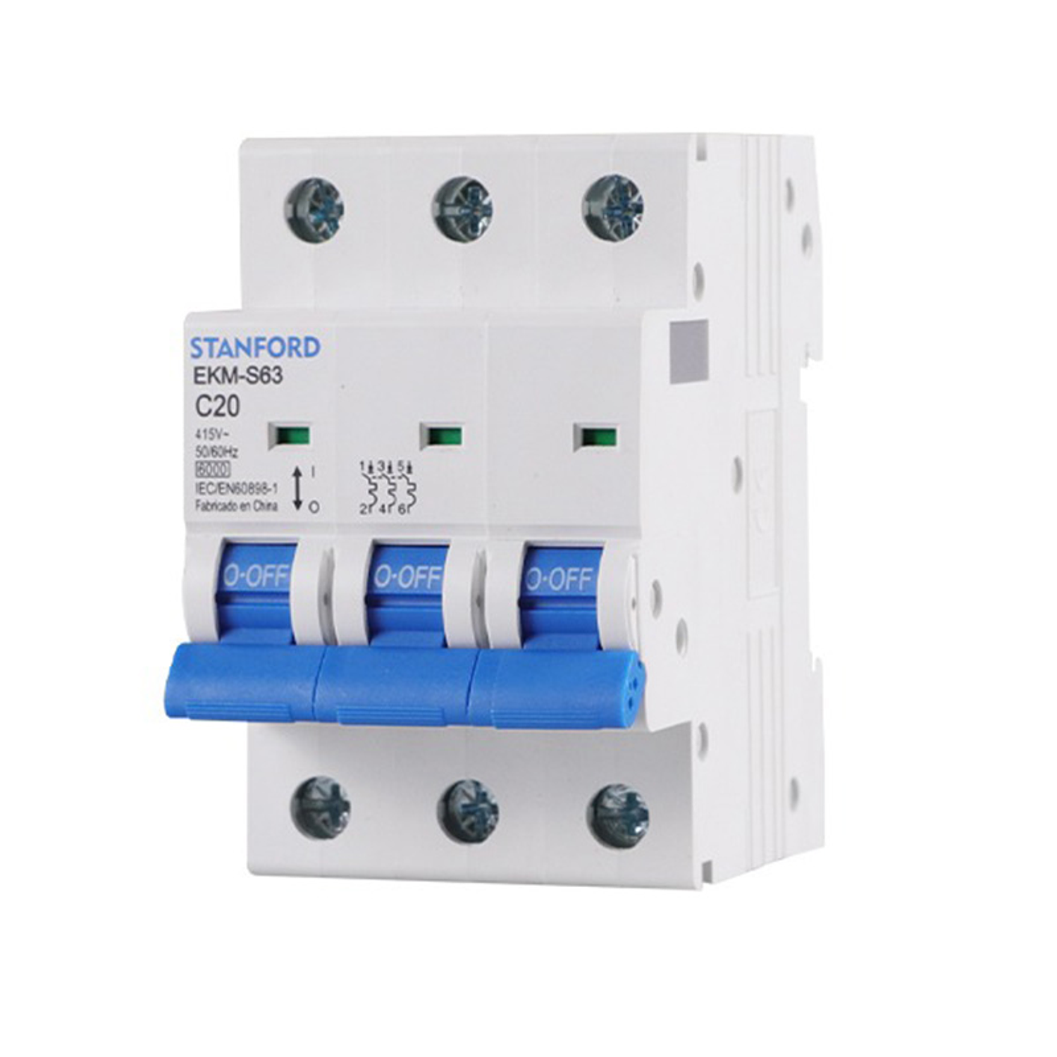 Automático Trifásico 3x20a 6k Curva C Stanford Certificado 1