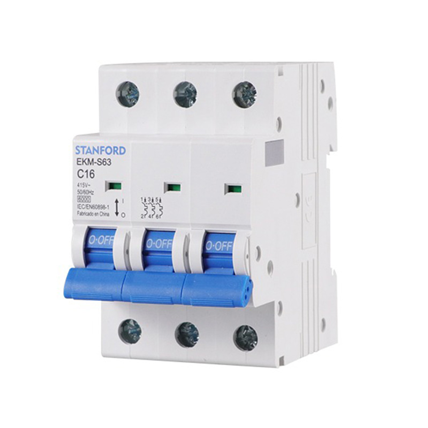 Automático Trifásico 3x16a 6k Curva C Stanford Certificado 1