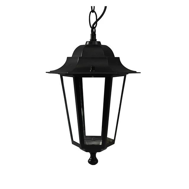 Farol Exterior Colgante Punta Redonda E27 60w Negro Stanford