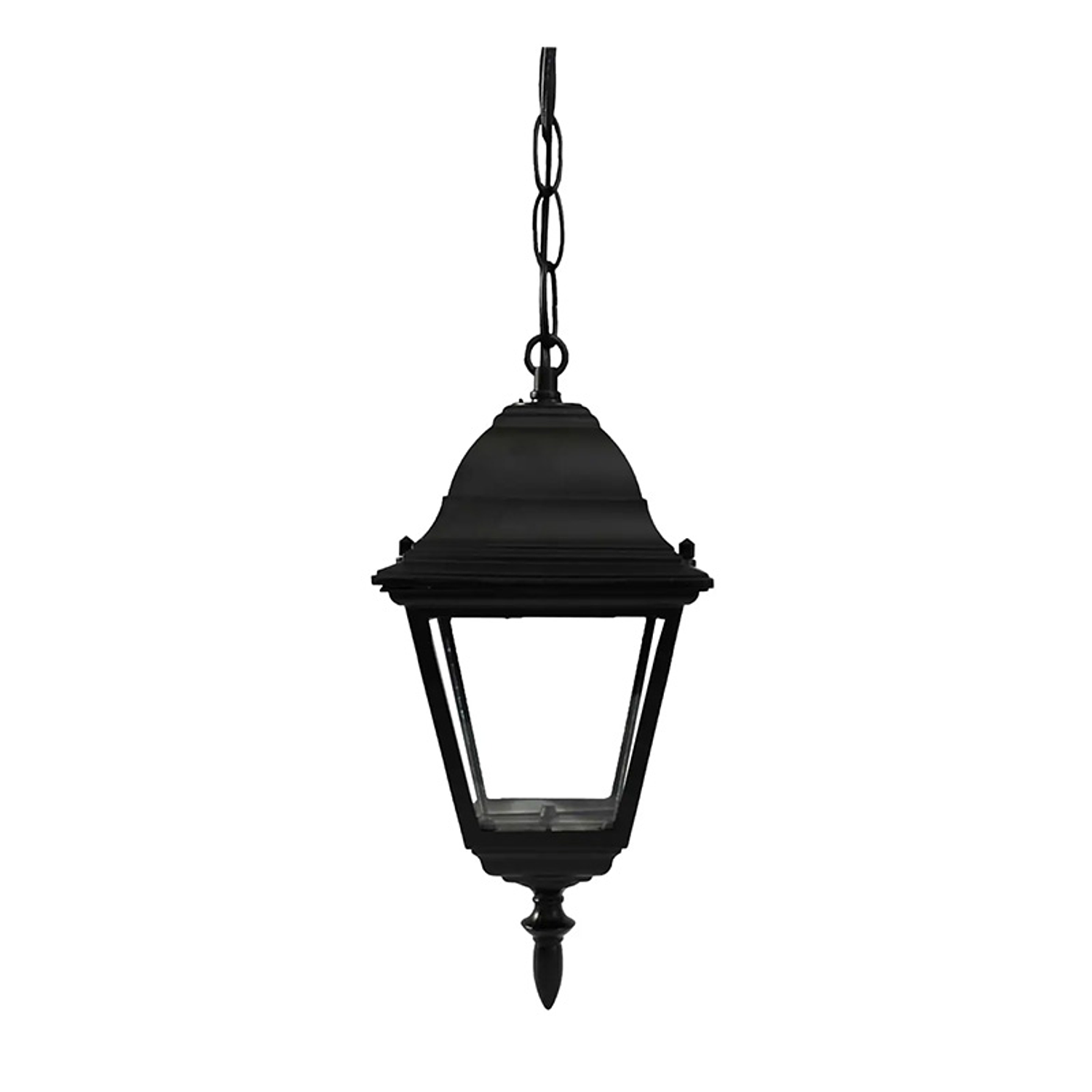 Farol Exterior Colgante Punta Lanza E27 60w Con Ampolleta 1