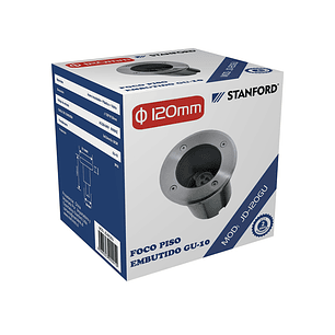 Foco Embutido Piso Porta Ampolleta Dicroico Gu10 Exterior