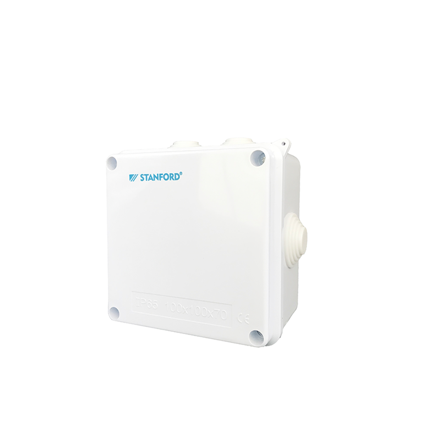 Caja Estanca Ip55 IK07 PVC Con Cono 100x100x70 Stanford Certifica SEC 1