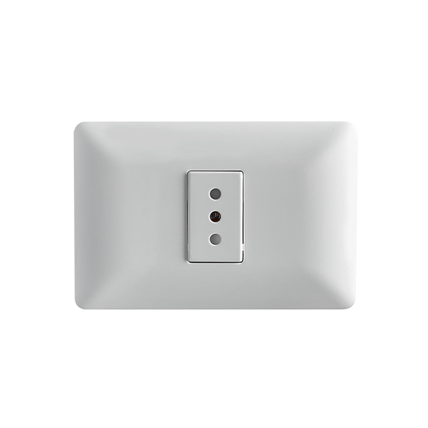 Tomacorriente Enchufe Simple Blanco 10a 220v Sec.Stanford 1