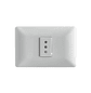 Tomacorriente Enchufe Simple Blanco 10a 220v Sec.Stanford - Miniatura 1