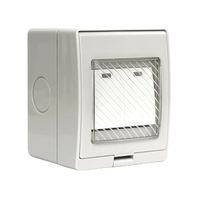 Hydrobox Interruptor Doble 9/15 16 A Ip55 250v Sec Want