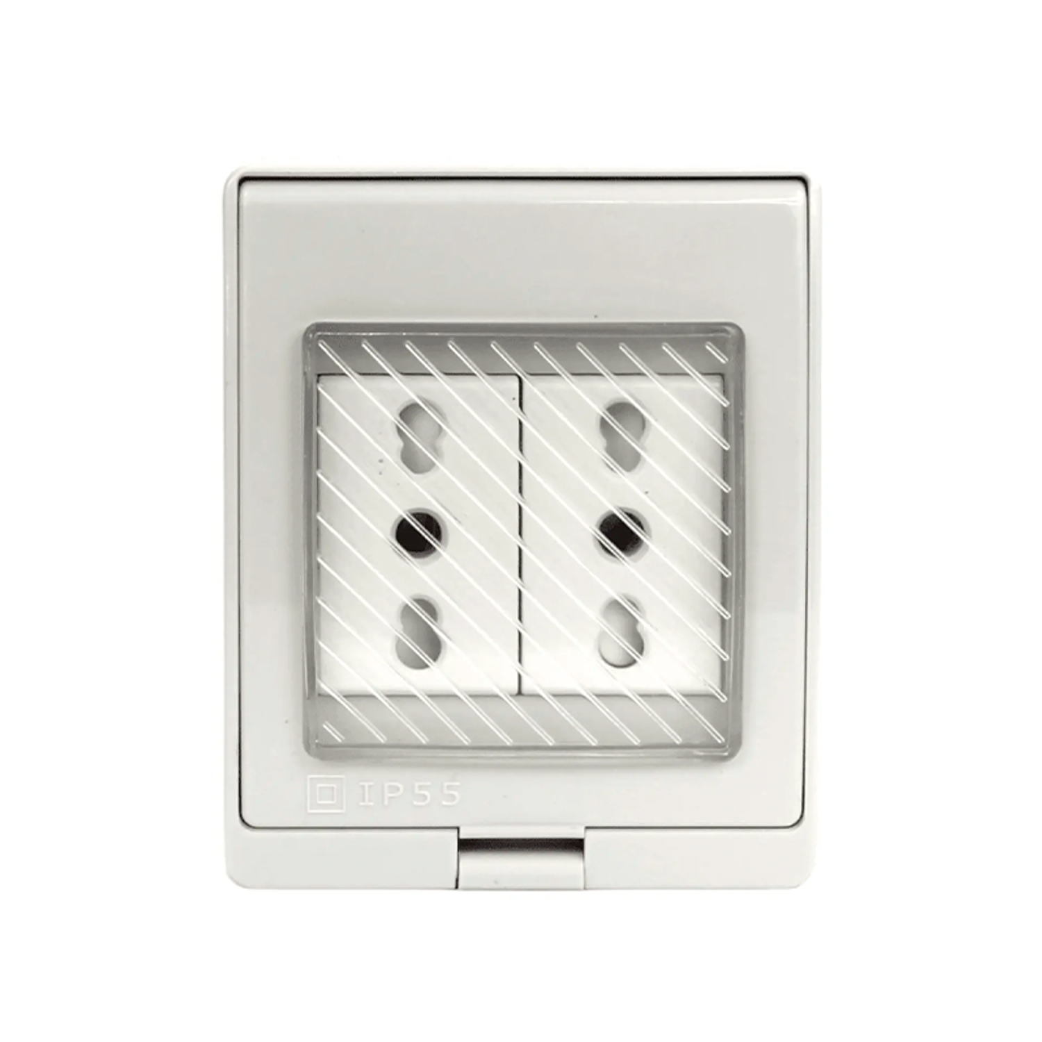Tomacorriente Doble 10/16a Hydrobox Exterior Ip55 250v Sec Want 1