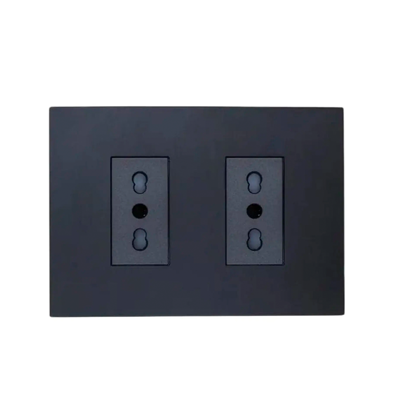 Tomacorriente Enchufe Doble Grafito Stanford 10/16amp Certificado Sec 1