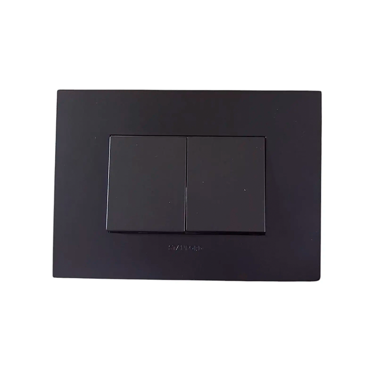 Interruptor Doble Negro Teclón (9/15) Stanford 220v 10 Amp Sec 1