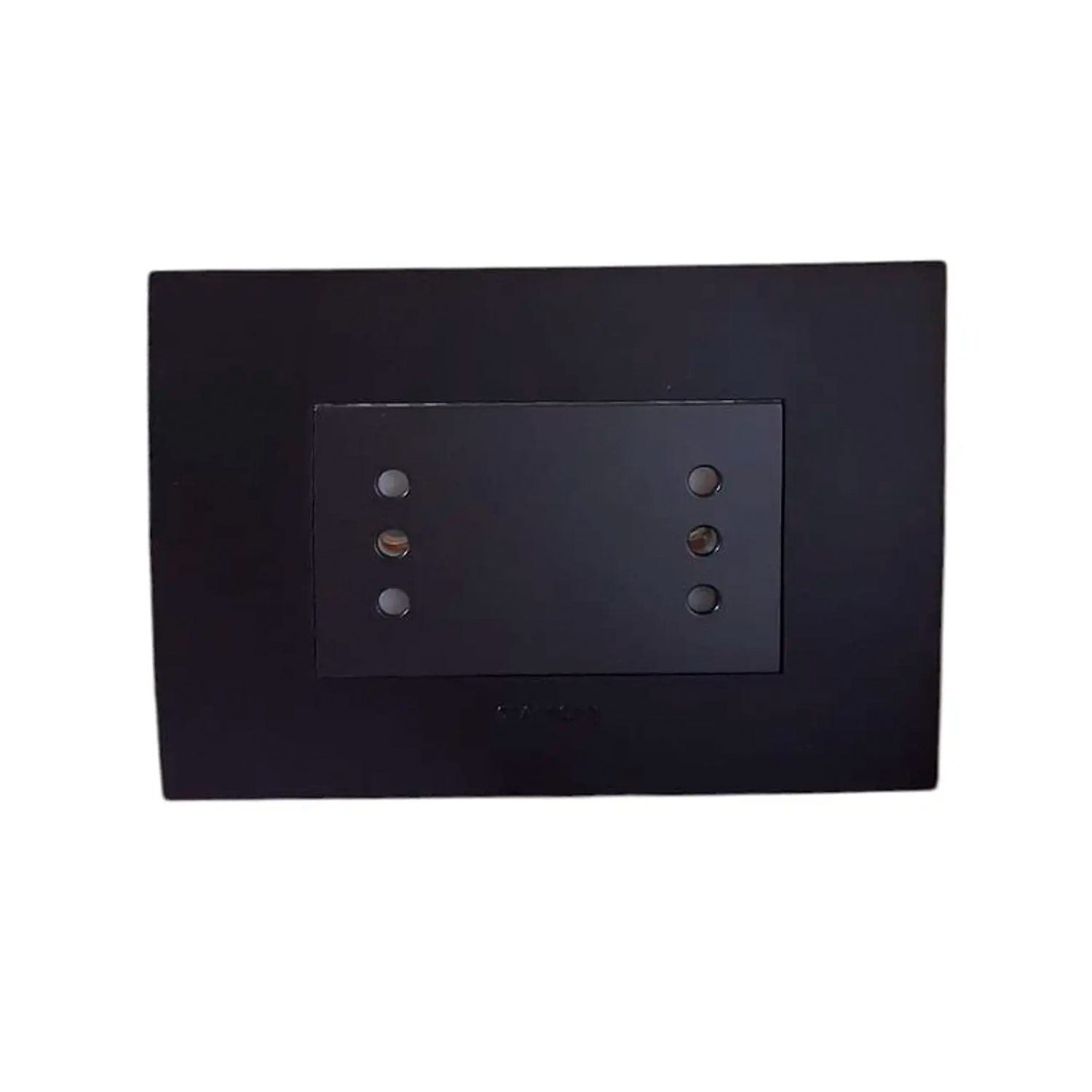 Tomacorriente Enchufe Doble Negro Punteado 10a 220v Sec. 1