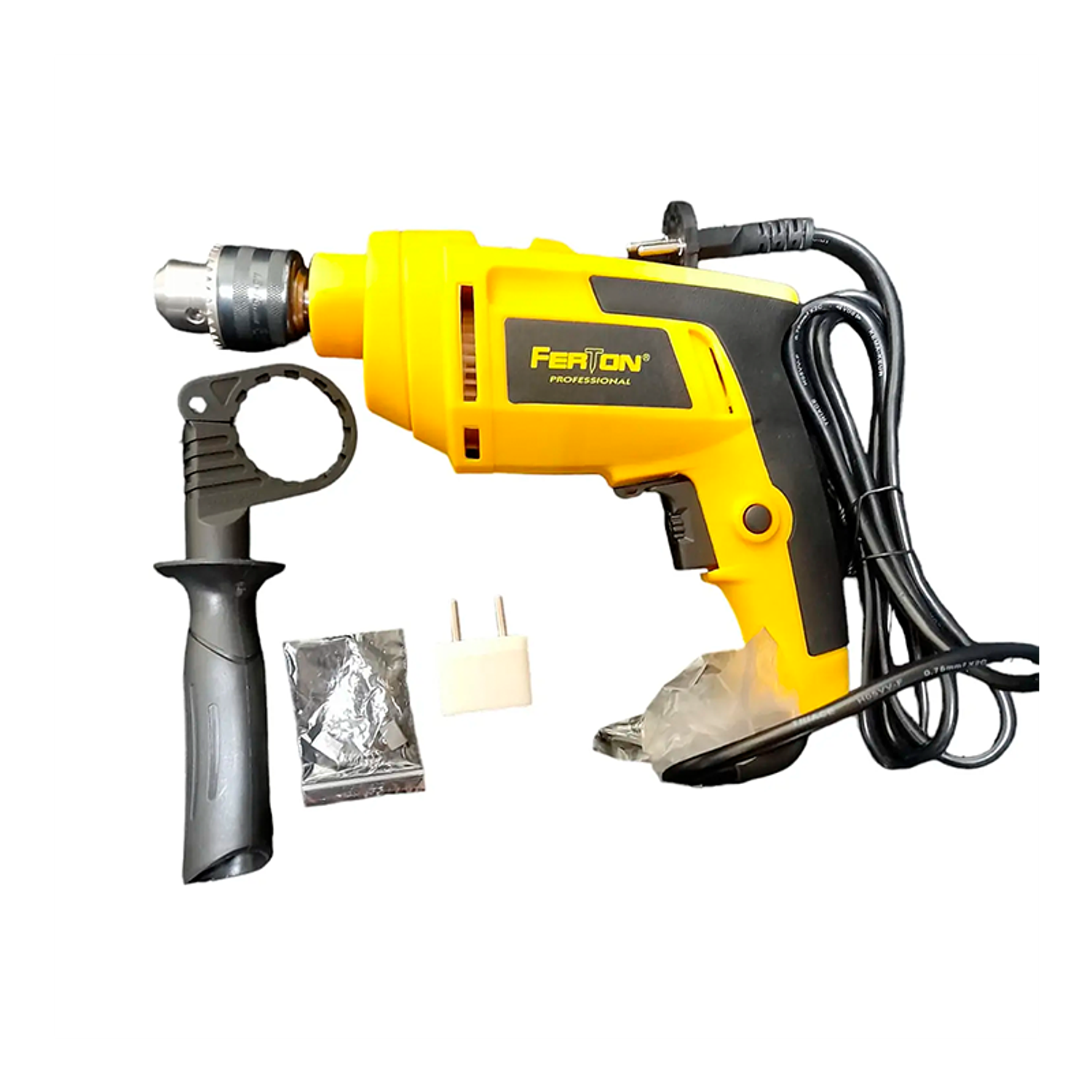 Taladro Eléctrico Percutor-desatornillador Ferton 750 Watts 1