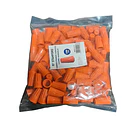 Conector Plástico Cónico Para Cable 10 AWG Naranjo 100 Und