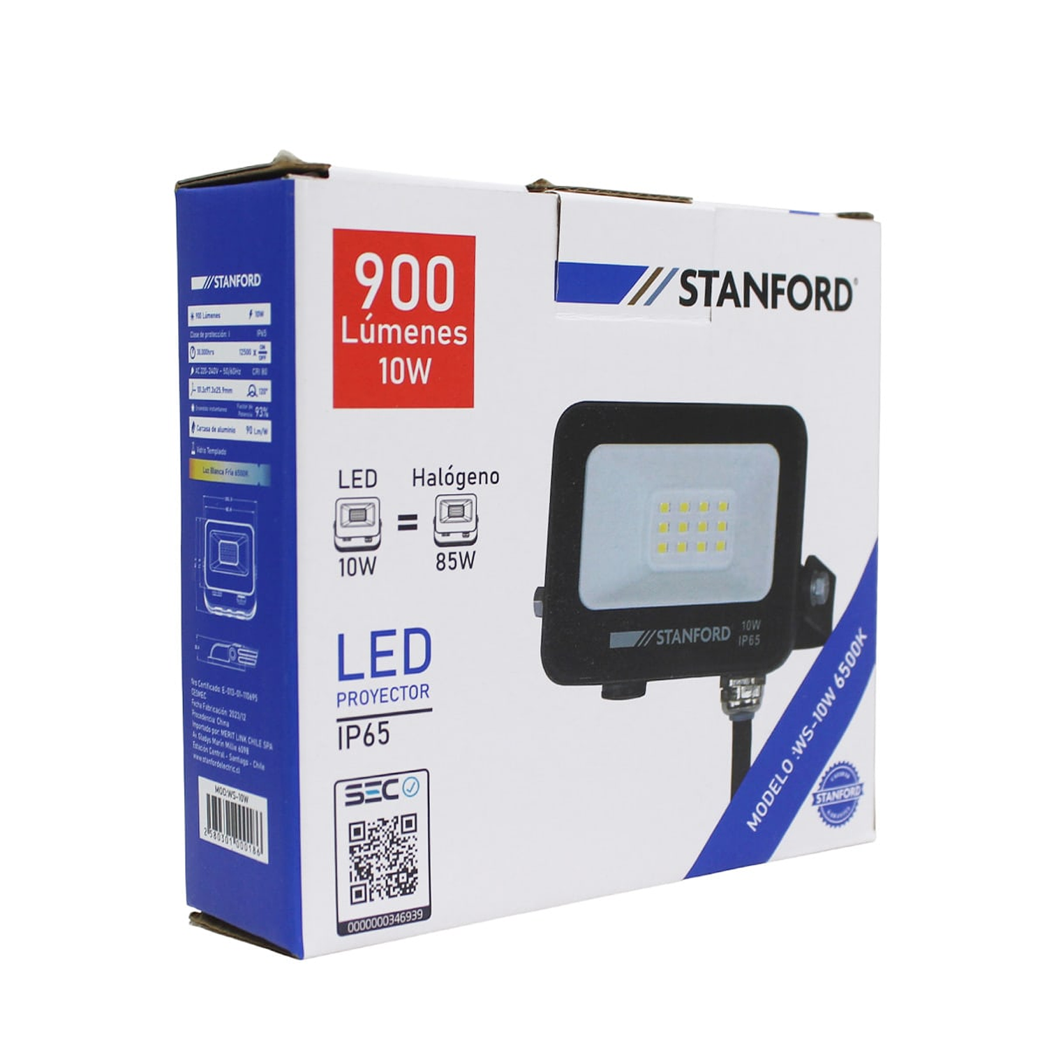 Foco Proyector Led Slim (frio) 10 Watts Stanford S.e.c 4