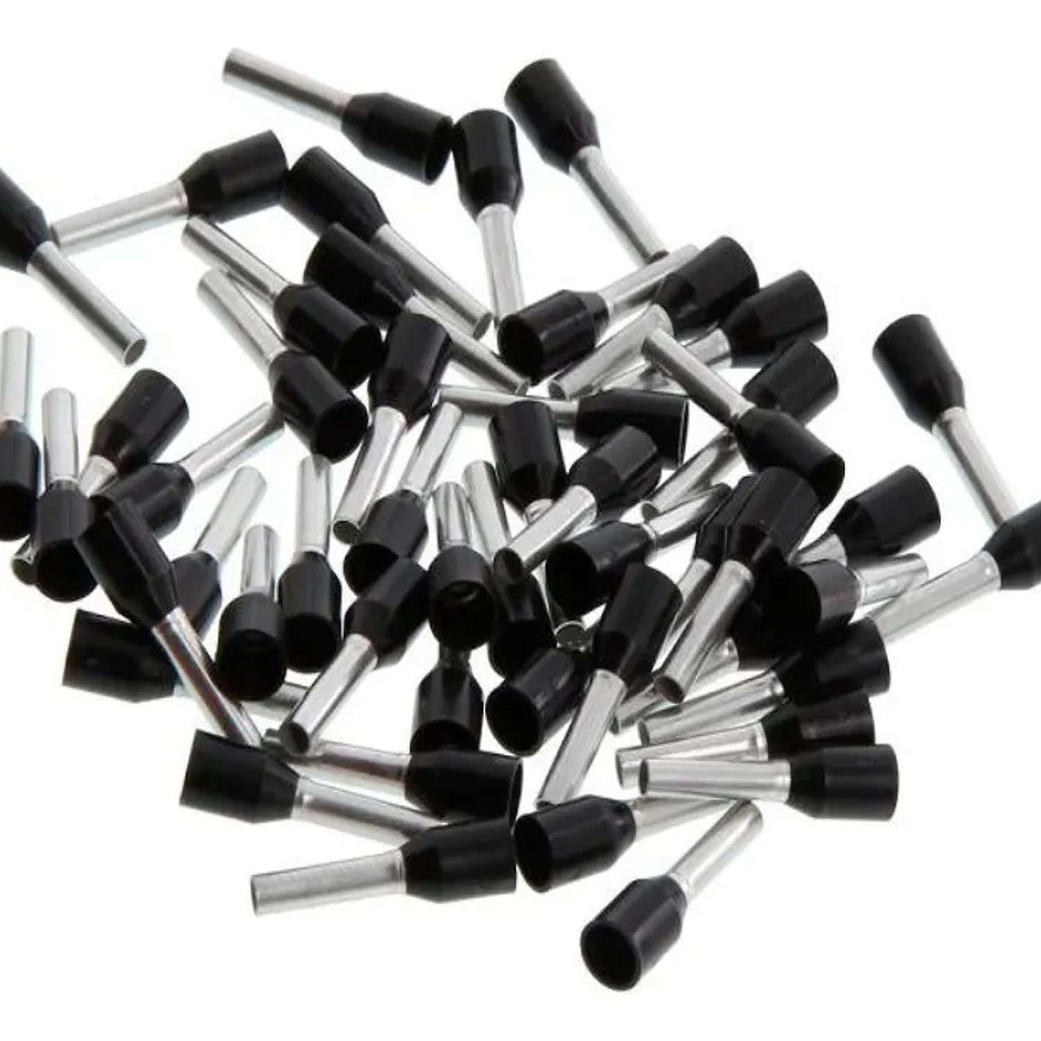 Terminal Ferrul Ferrule 1.5mm Negro 100und Cable 16 Awg 1