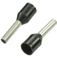 Terminal Ferrul Ferrule 1.5mm Negro 100und Cable 16 Awg - Miniatura 3