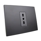 Tomacorriente Simple Bipaso 10/16a 250v Grafito Stanford