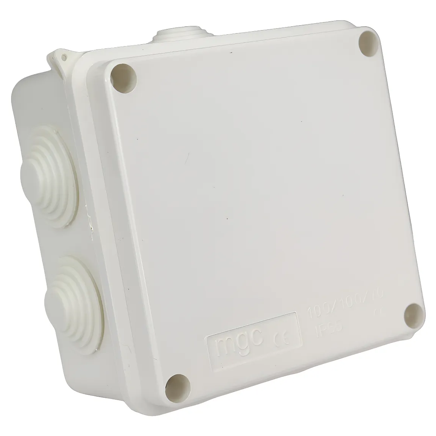 Caja Estanca Ip65 Ik07 Pvc Con 2 Conos 100x100x70 1